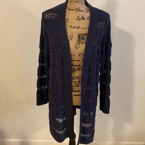 Navy blue light weight cardigan